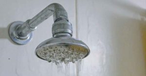 Contaminated water from shower head on Long Island