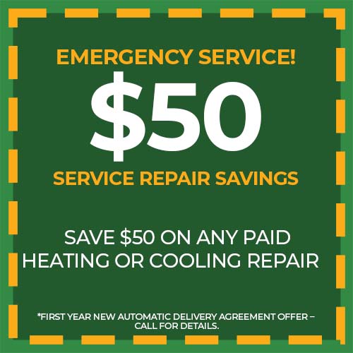 emergency service repair heating or cooling coupon