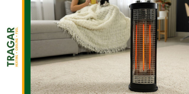 a space heater in a long island home
