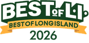 Logo with text “BEST OF L.I.,” “BESTOFLONGISLAND” on a yellow banner, and “2026” below, representing Best of Long Island 2026.